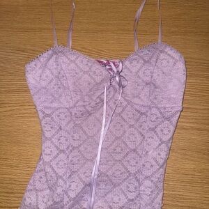 Edikted Lavender Lace Tank